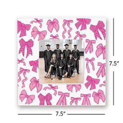 New Kirklands Home Pink Preppy Bows Picture Frame