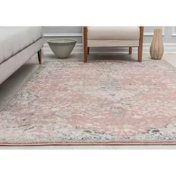 Outlet Kirklands Home Pink Rose Medallion Area Rug, 5x7