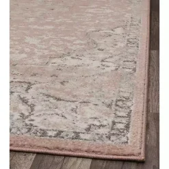 Outlet Kirklands Home Pink Rose Medallion Area Rug, 5x7