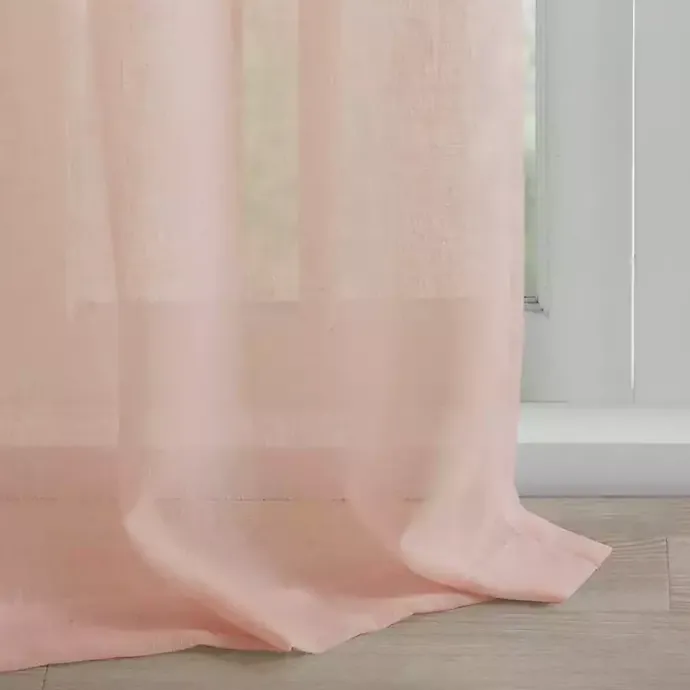 Hot Kirklands Home Rosette Tab Top Curtain Panel, 63 in. Pink