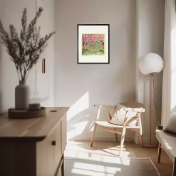 Discount Kirklands Home Pink Saguaro Framed Art Print