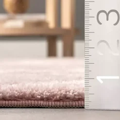 Sale Kirklands Home Shag Washable Area Rug, 5x8 Pink