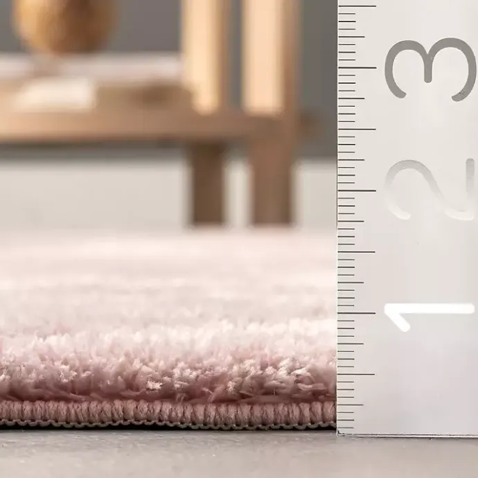 Sale Kirklands Home Shag Washable Area Rug, 5x8 Pink