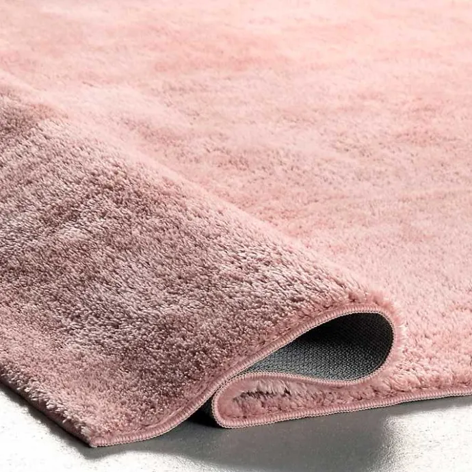 Sale Kirklands Home Shag Washable Area Rug, 5x8 Pink