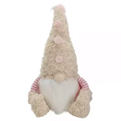 Clearance Kirklands Home Striped Easter Gnome Figurine Pink