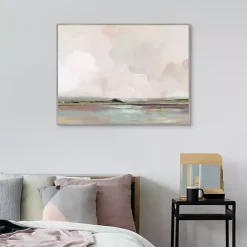 New Kirklands Home Pink Sunrise Framed Canvas Art Print