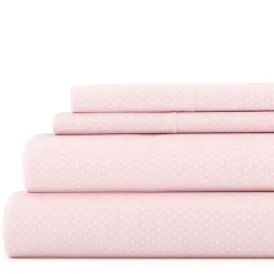 Sale Kirklands Home Tiny Hearts 3-pc. Twin Sheet Set Pink