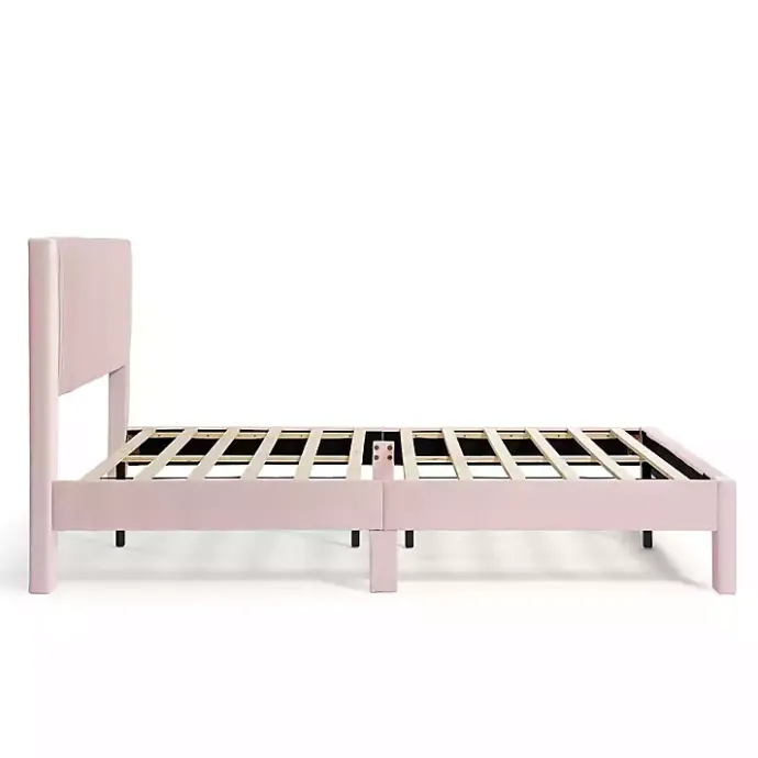 Discount Kirklands Home Upholstered Dalia Queen Platform Bed Pink