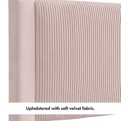 Discount Kirklands Home Upholstered Dalia Queen Platform Bed Pink