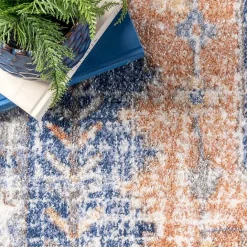 Outlet Kirklands Home Pink Vintage Floral Print Area Rug, 8x10