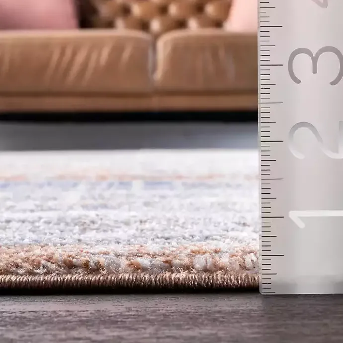 Outlet Kirklands Home Pink Vintage Floral Print Area Rug, 8x10