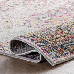 Clearance Kirklands Home Pink Vintage Medallion Area Rug, 10x14