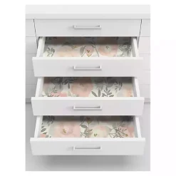 Outlet Kirklands Home Watercolor Roses Peel & Stick Wallpaper Pink