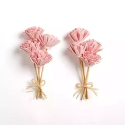 Outlet Kirklands Home Wooden Floral Stems, Set of 2 Pink