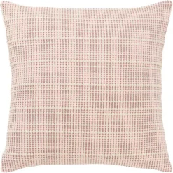 Discount Kirklands Home Pink Woven Throw Pillow