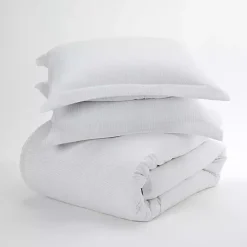 Clearance Kirklands Home Pinstriped 3-pc. King Duvet Cover Set