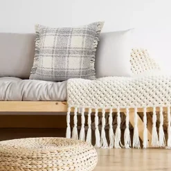 Discount Kirklands Home Plaid Cabin Casual Accent Pillow