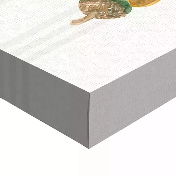 Best Kirklands Home Plaid Pumpkin Florals Canvas Art Print