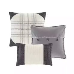 New Kirklands Home Plaid Reversible 6-pc. Full/Queen Coverlet Set