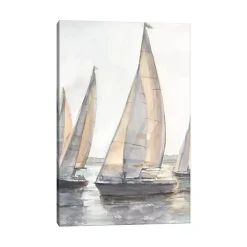 Online Kirklands Home Plein Air Sailboats Canvas Art Print