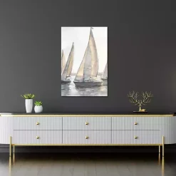 Online Kirklands Home Plein Air Sailboats Canvas Art Print