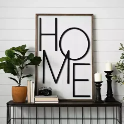 Kirklands Home Popped Letter Home Plaque