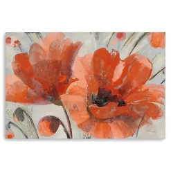 New Kirklands Home Popping Giclee Canvas Art Print Red