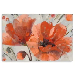 Discount Kirklands Home Popping Poppies Canvas Art Print, 48x32 in.