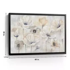 Hot Kirklands Home Poppy Garden Landscape Framed Giclee Canvas Print