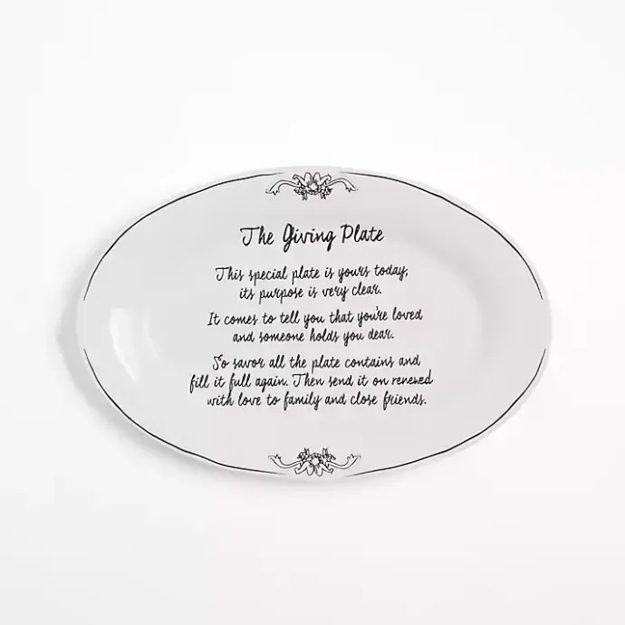 Sale Kirklands Home Porcelain Giving Platter