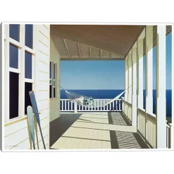 Clearance Kirklands Home Porch Shadows Framed Canvas Art Print