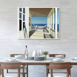 Clearance Kirklands Home Porch Shadows Framed Canvas Art Print