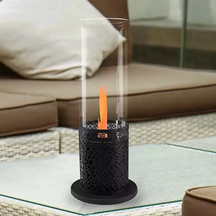 Online Kirklands Home Portable Tabletop Fireplace on Black Base