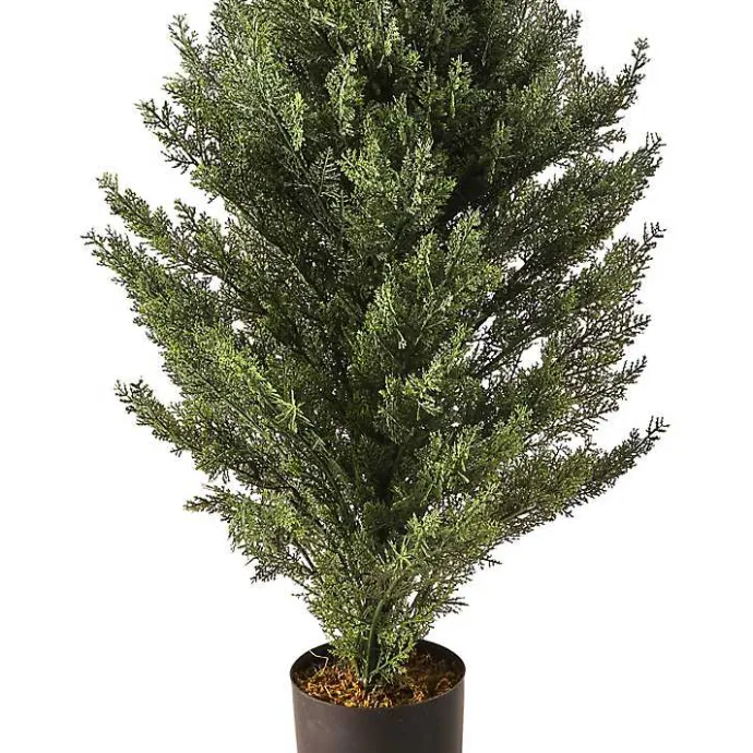 Clearance Kirklands Home Potted Arborvitae Christmas Tree Green