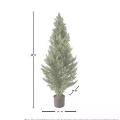 Clearance Kirklands Home Potted Arborvitae Christmas Tree Green