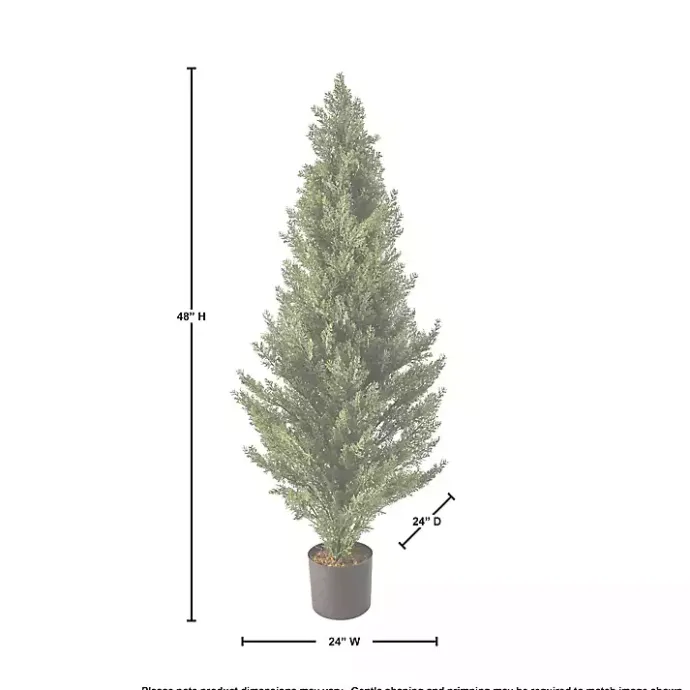 Clearance Kirklands Home Potted Arborvitae Christmas Tree Green