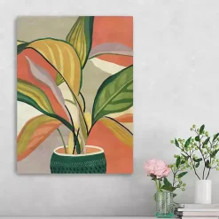 Clearance Kirklands Home Potted Bird of Paradise Giclee Canvas Art Print