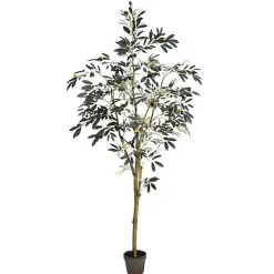 Sale Kirklands Home Potted Olive Branch Tree, 6 ft.