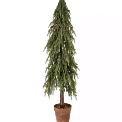 Sale Kirklands Home Potted Soft Touch Norfolk Pine Tree, 48 in. Green