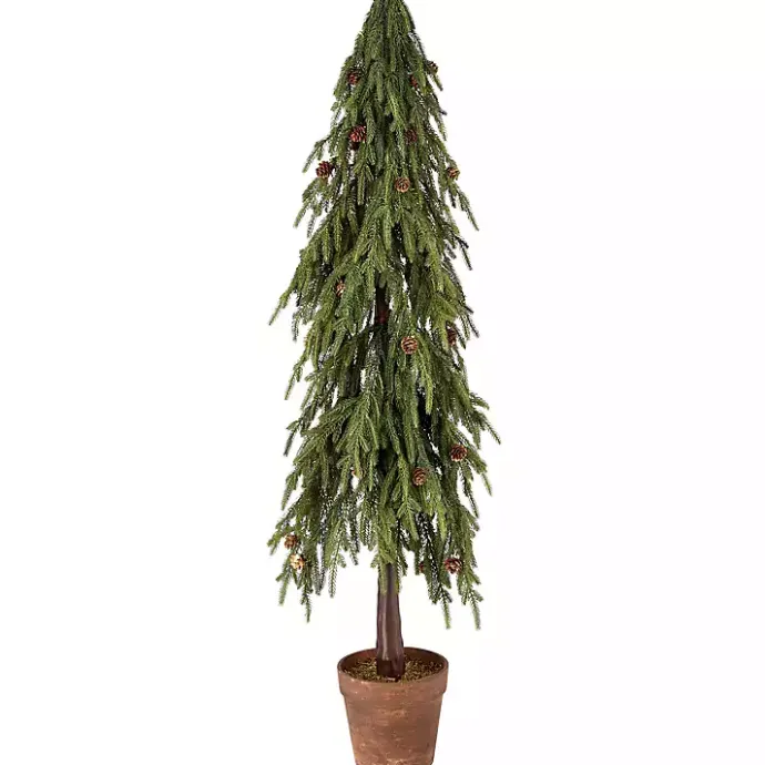 Sale Kirklands Home Potted Soft Touch Norfolk Pine Tree, 48 in. Green