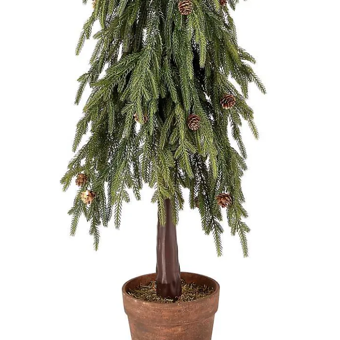 Sale Kirklands Home Potted Soft Touch Norfolk Pine Tree, 48 in. Green