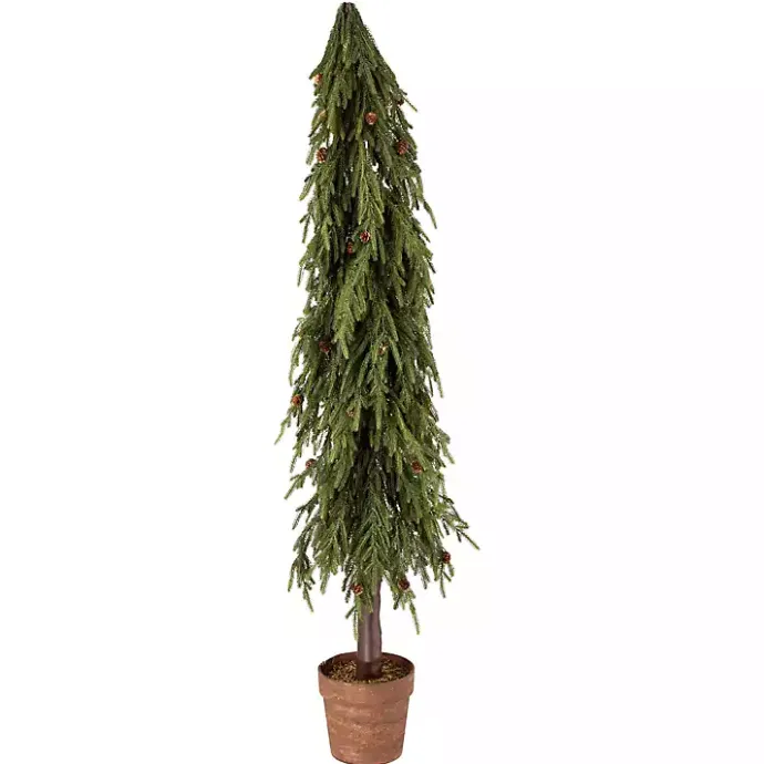 Sale Kirklands Home Potted Soft Touch Norfolk Pine Tree, 60 in.