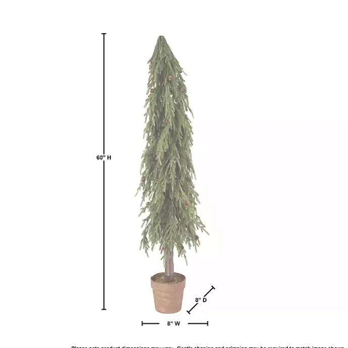 Sale Kirklands Home Potted Soft Touch Norfolk Pine Tree, 60 in.