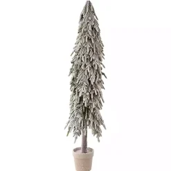 Best Kirklands Home Potted Soft Touch Snowy Norfolk Pine Tree, 60 in.
