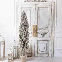 Best Kirklands Home Potted Soft Touch Snowy Norfolk Pine Tree, 60 in.