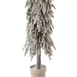 Best Kirklands Home Potted Soft Touch Snowy Norfolk Pine Tree, 60 in.