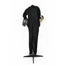 Kirklands Home Pre-Lit Animated Headless Man Outdoor Decoration Black