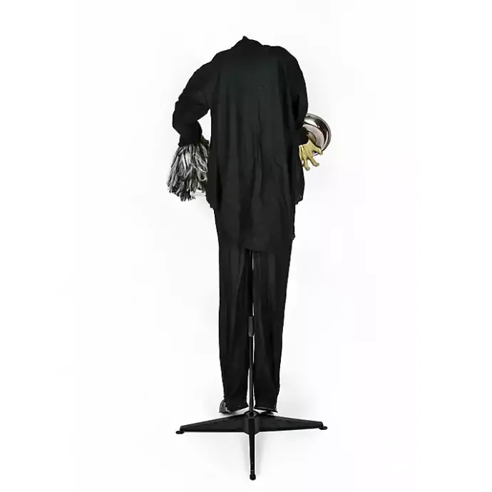 Kirklands Home Pre-Lit Animated Headless Man Outdoor Decoration Black