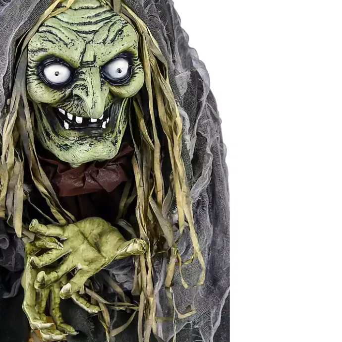 Discount Kirklands Home Pre-Lit Animated Shrouded Witch Outdoor Decoration