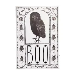 Outlet Kirklands Home Pre-Lit Boo Owl Halloween Canvas Art Print
